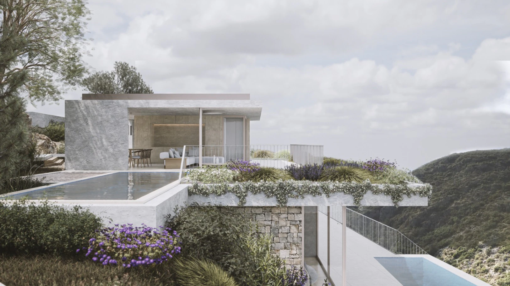 Nieuwbouwproject met panoramisch uitzicht op zee te koop in Denia