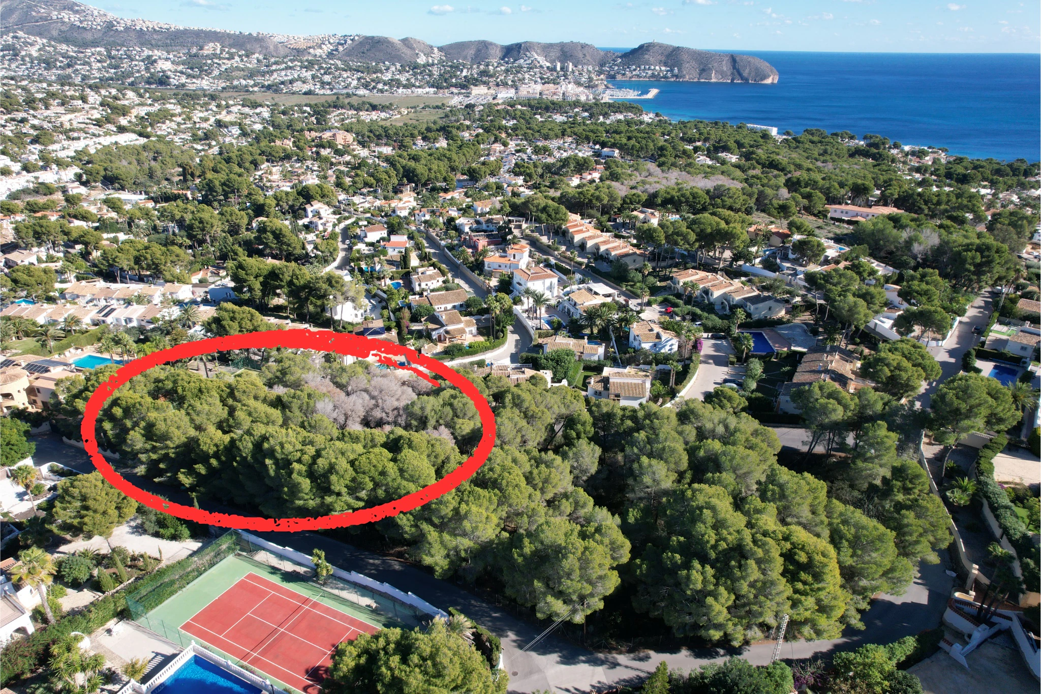 Bouwgrond te verkoop in Moraira