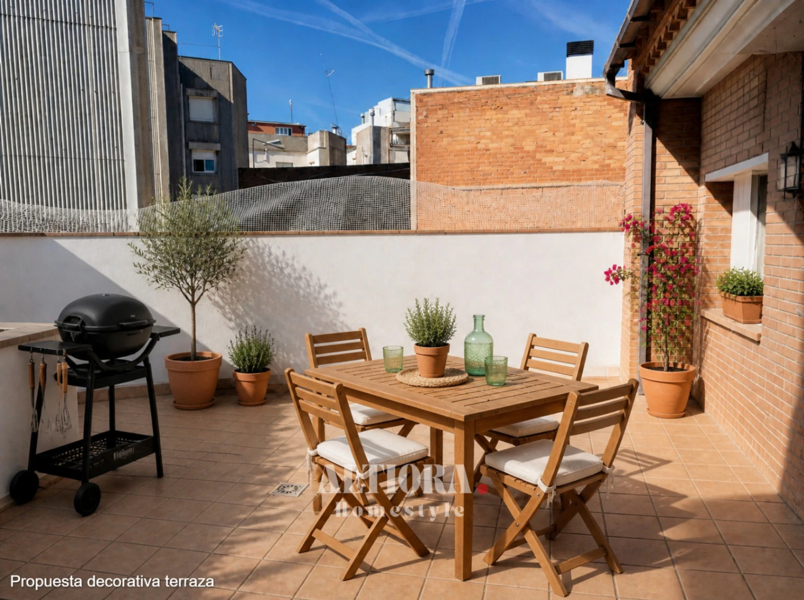Terraced House in Blanes Near the Sea with a Spacious Terrace
