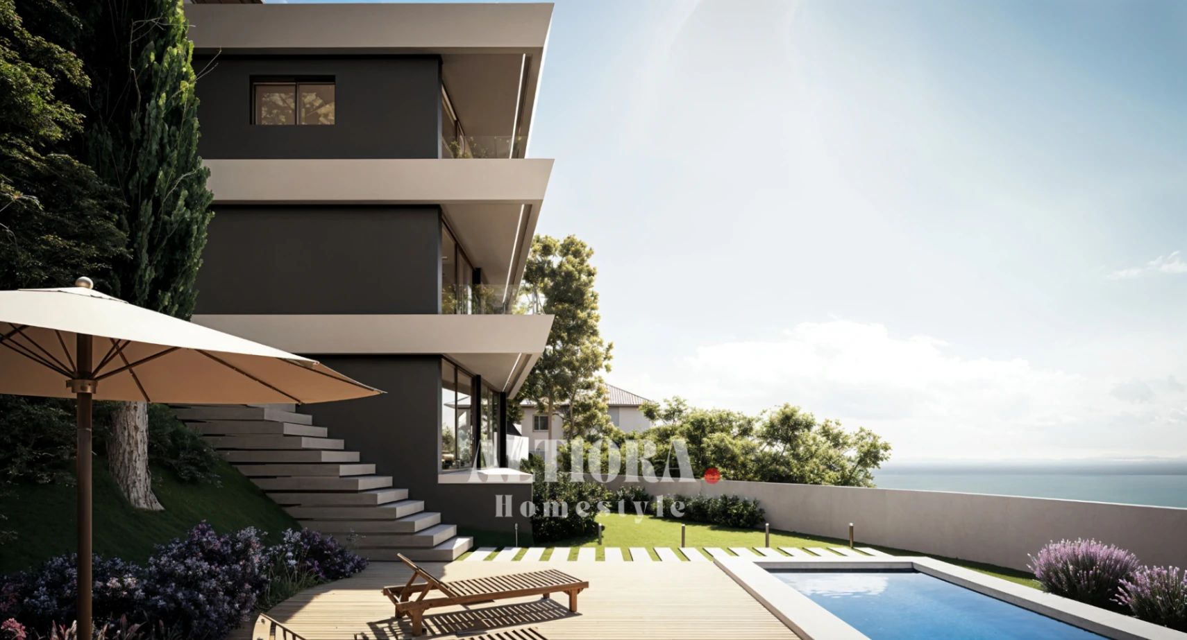 Exclusiva casa en Castelldefels con vistas infinitas al mar
