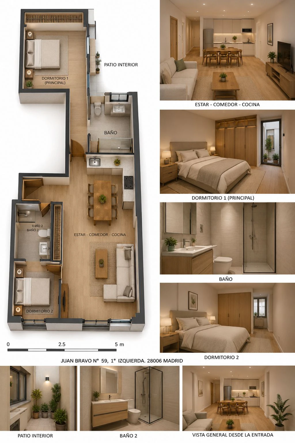 ESTUPENDO PISO EXTERIOR EN VENTA CALLE JUAN BRAVO
