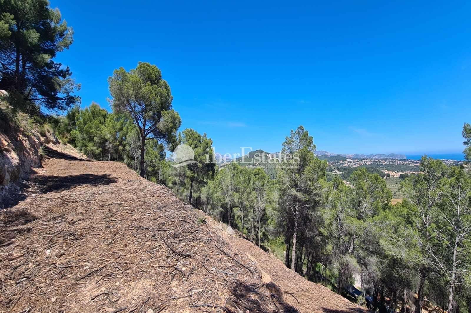 Parcela de 2500 m2 en Calpe, Oltamar