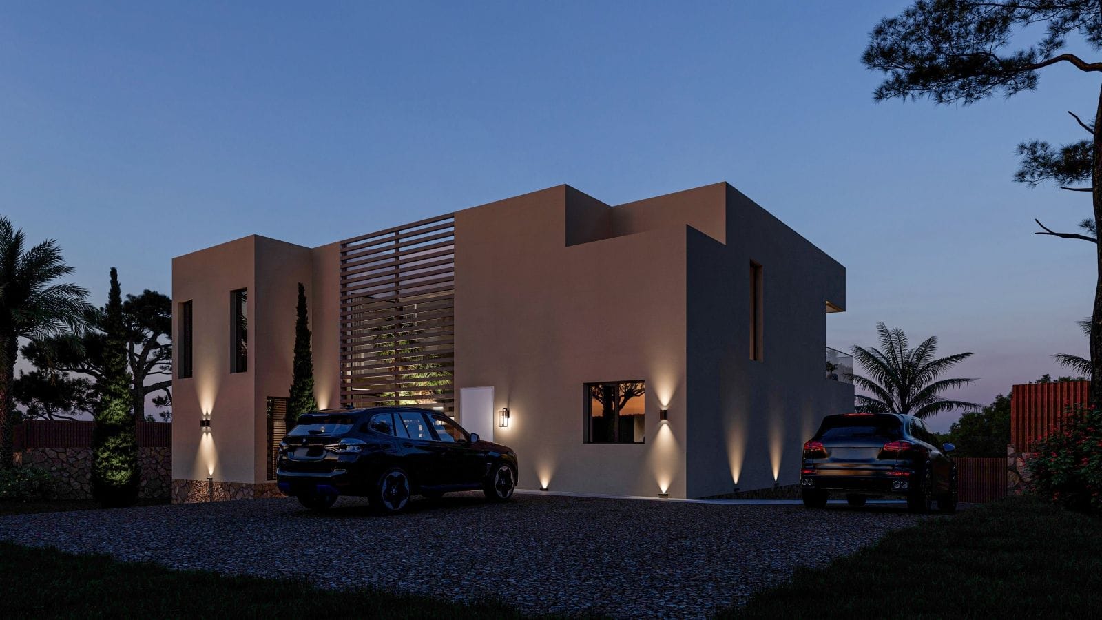 Estupendo proyecto de una villa moderna con vistas al mar
