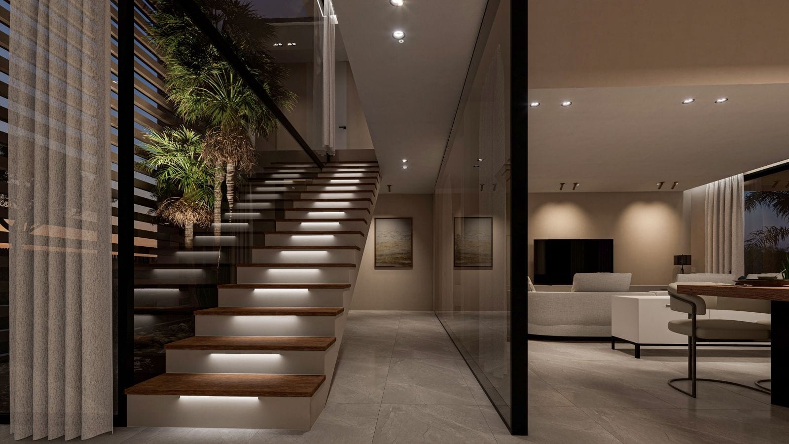 Estupendo proyecto de una villa moderna con vistas al mar