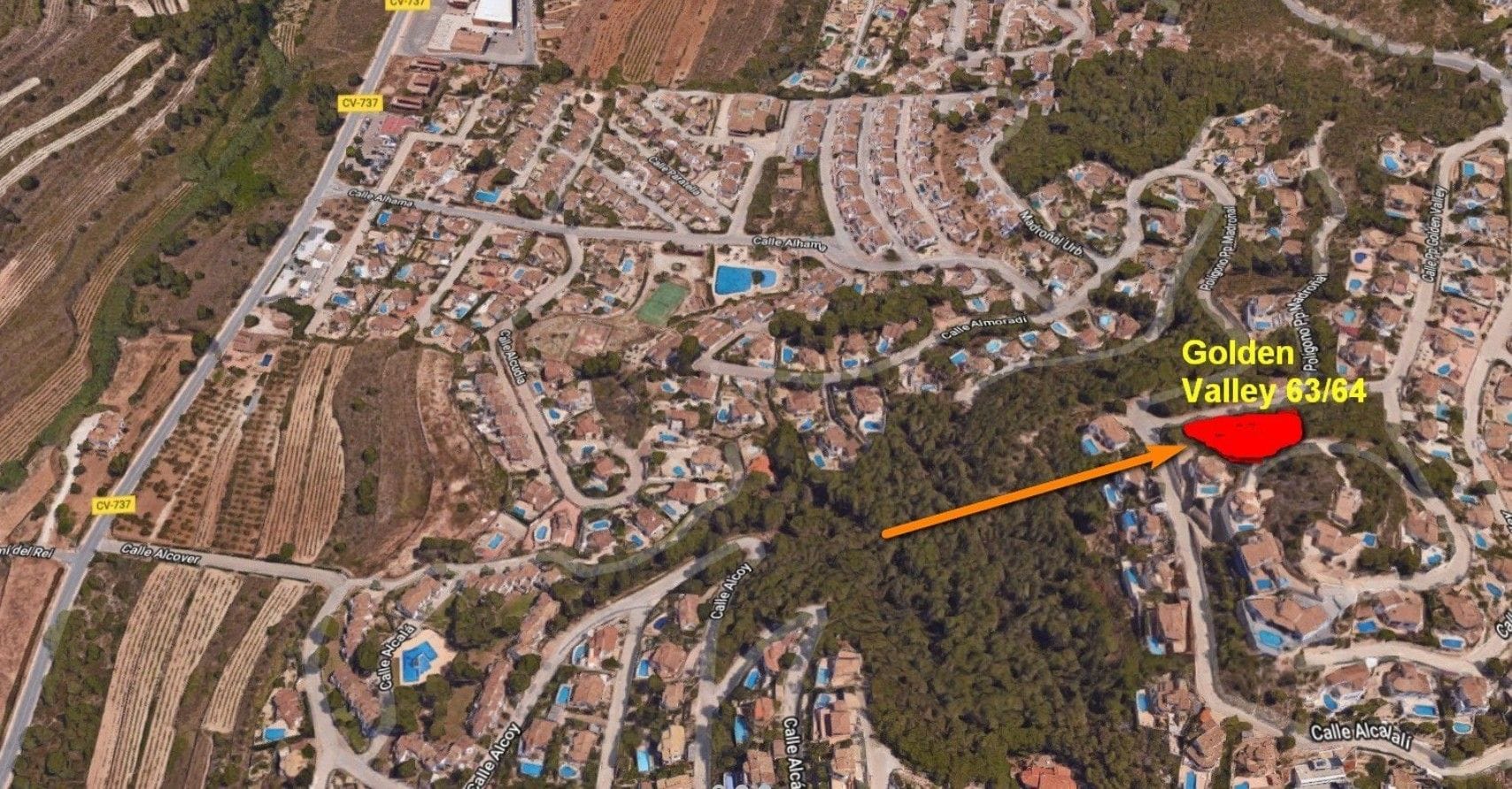 Parcela de 1.610 m² con vistas al mar en Benitachell – sin obligación de construir!