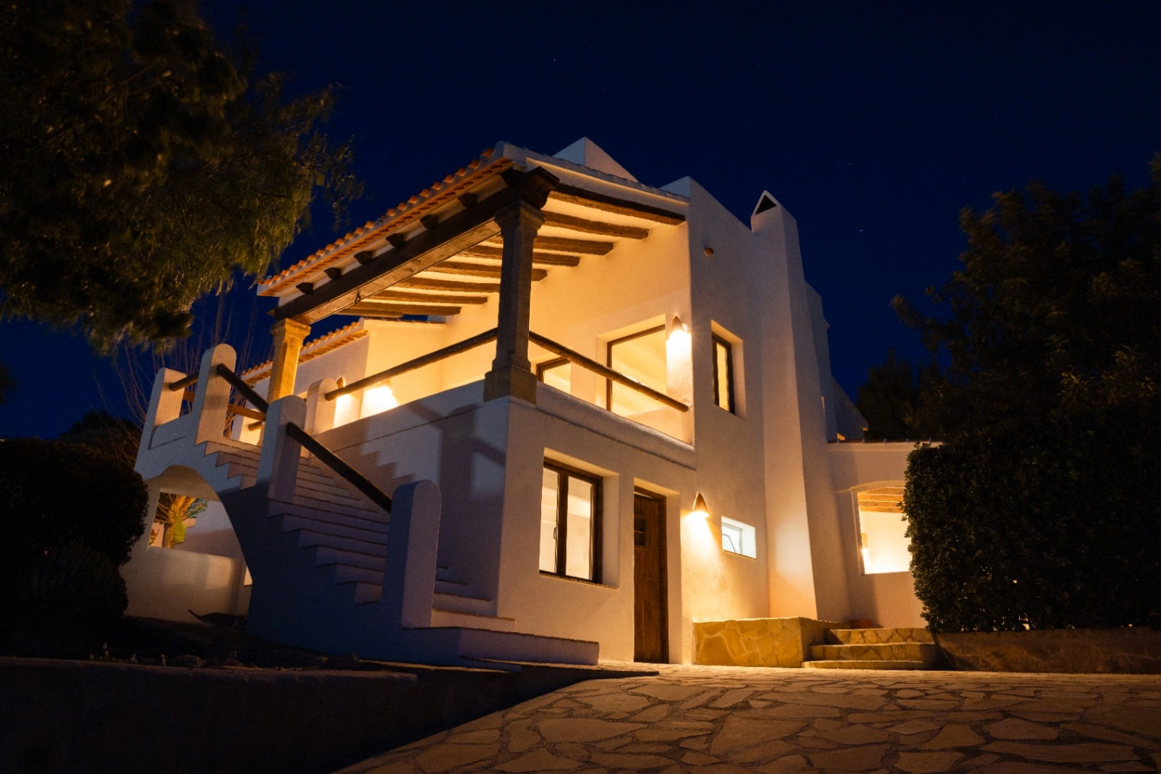 Encantadora villa de estilo ibicenco en Toscal, Jávea