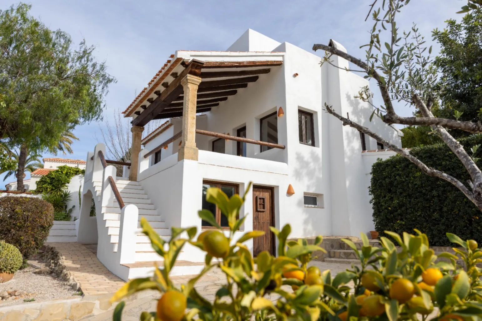 Encantadora villa de estilo ibicenco en Toscal, Jávea