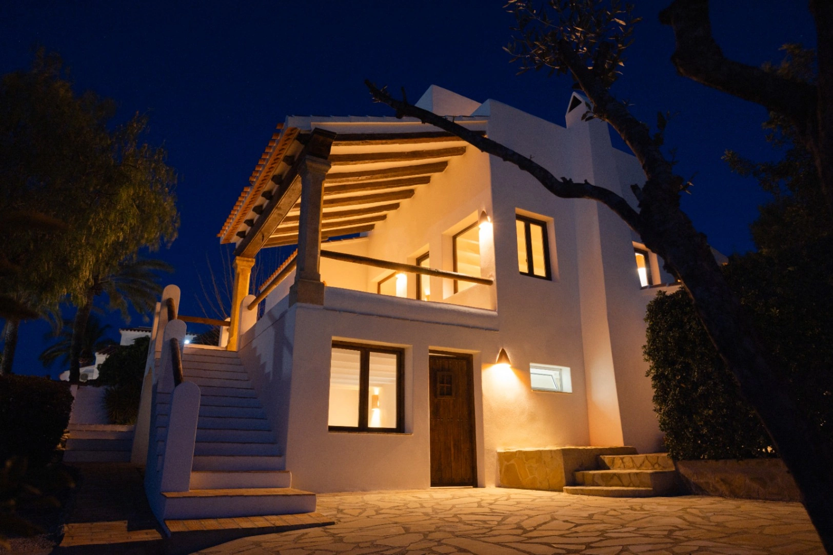 Encantadora villa de estilo ibicenco en Toscal, Jávea