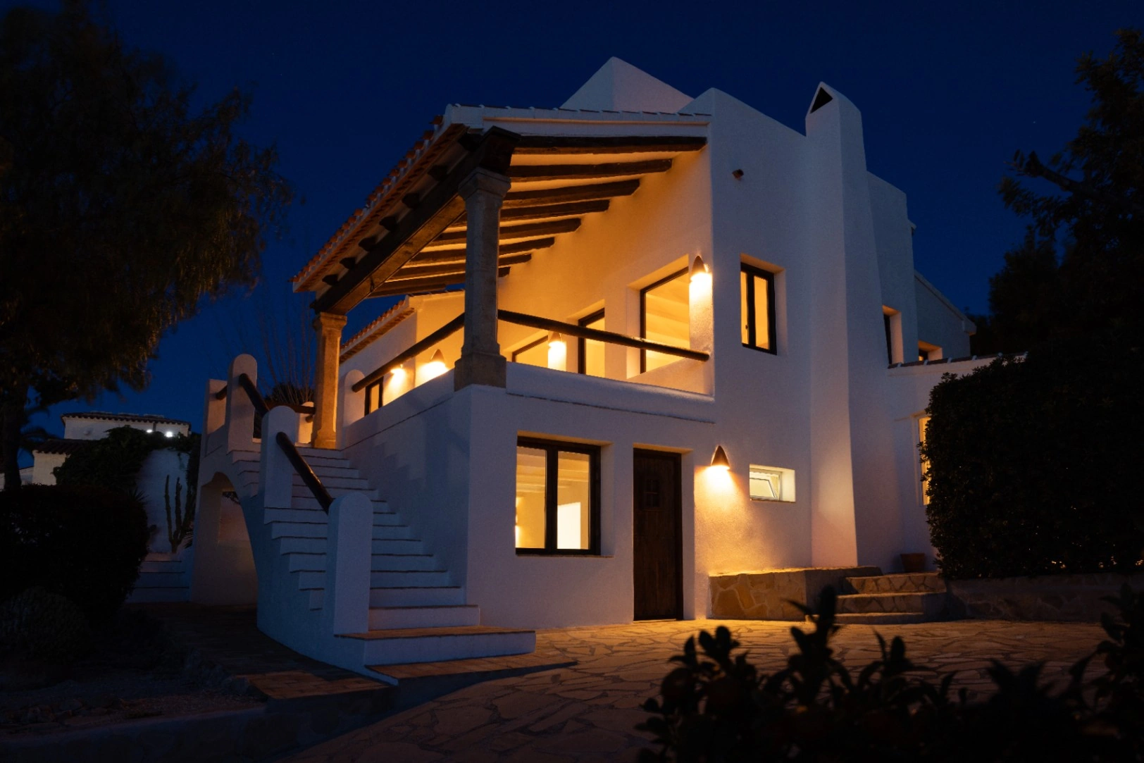 Encantadora villa de estilo ibicenco en Toscal, Jávea