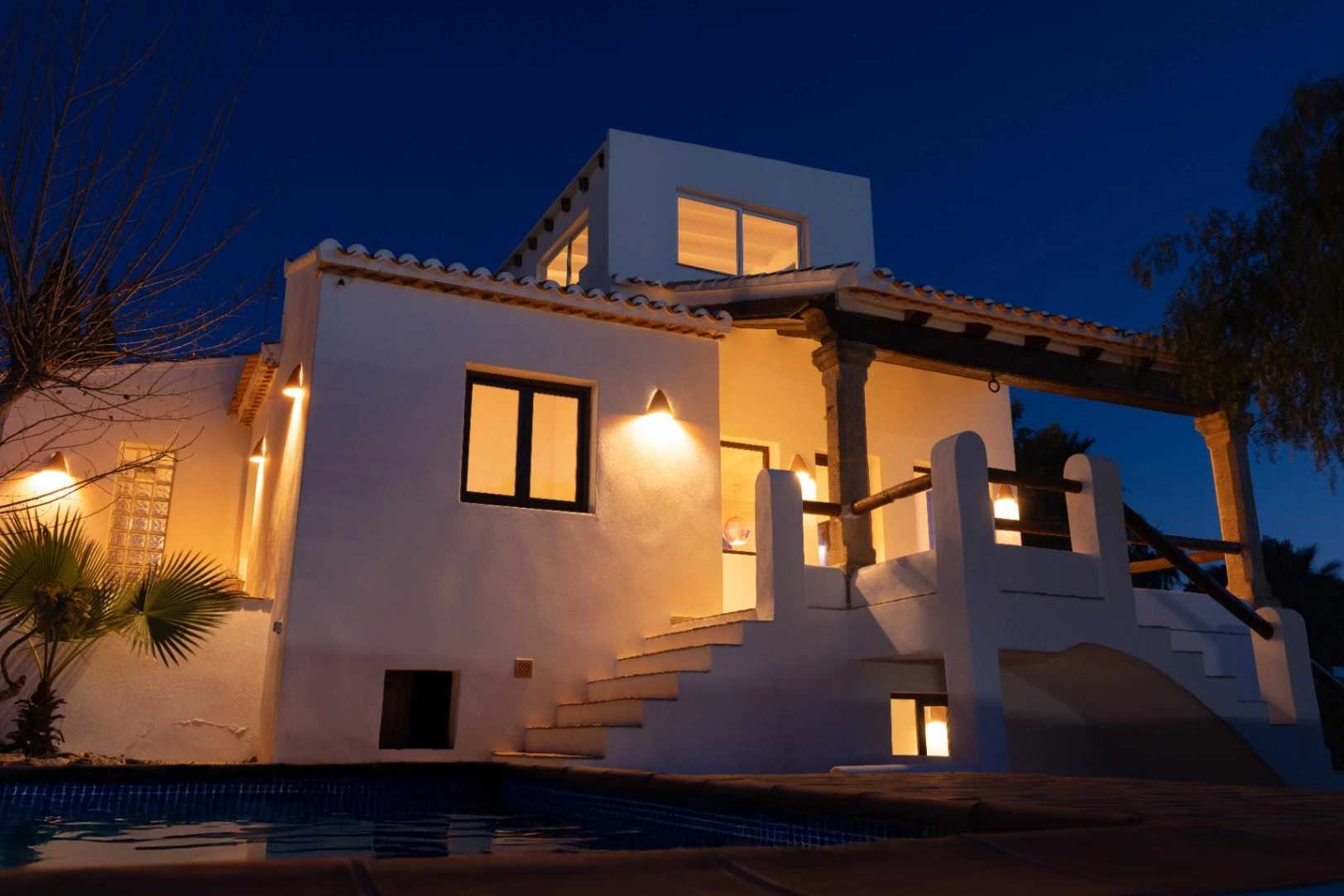 Encantadora villa de estilo ibicenco en Toscal, Jávea