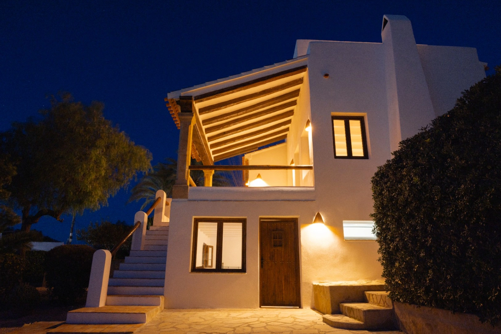 Encantadora villa de estilo ibicenco en Toscal, Jávea