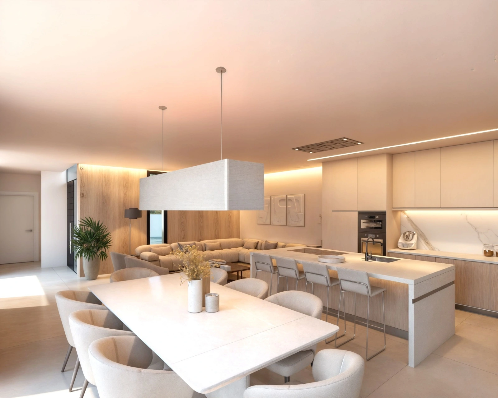 Obra nueva en Benitachell, de estilo moderno y minimalista