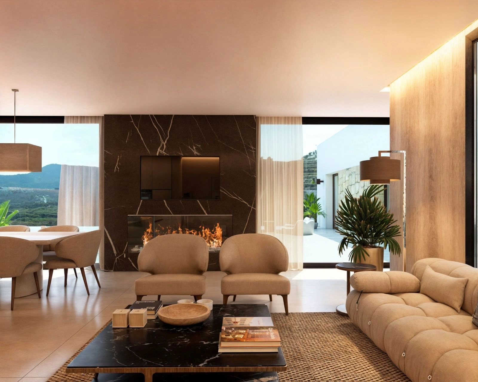 Obra nueva en Benitachell, de estilo moderno y minimalista