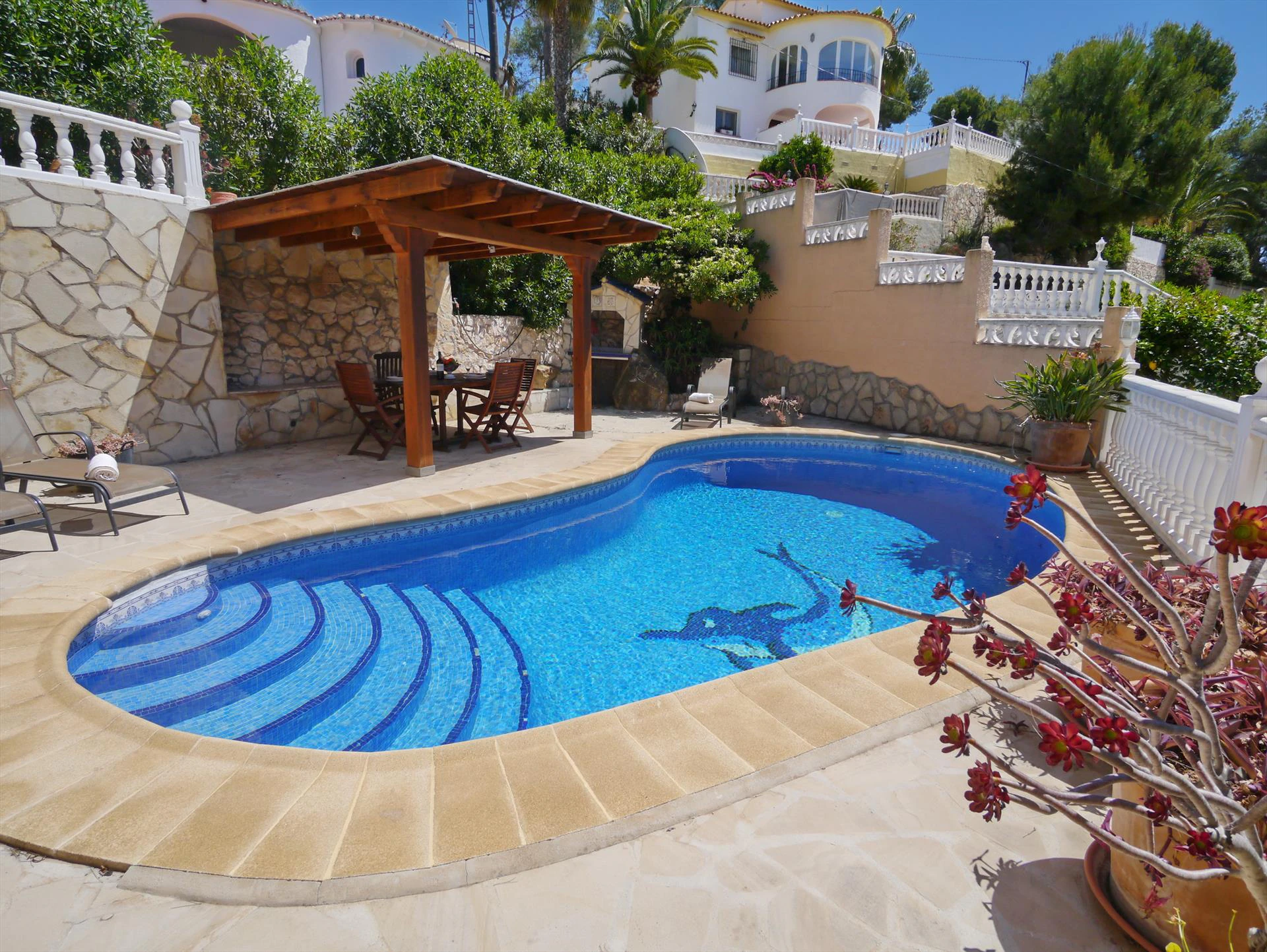Villa Chalet Independiente en venta con 3 habitaciones en Benissa