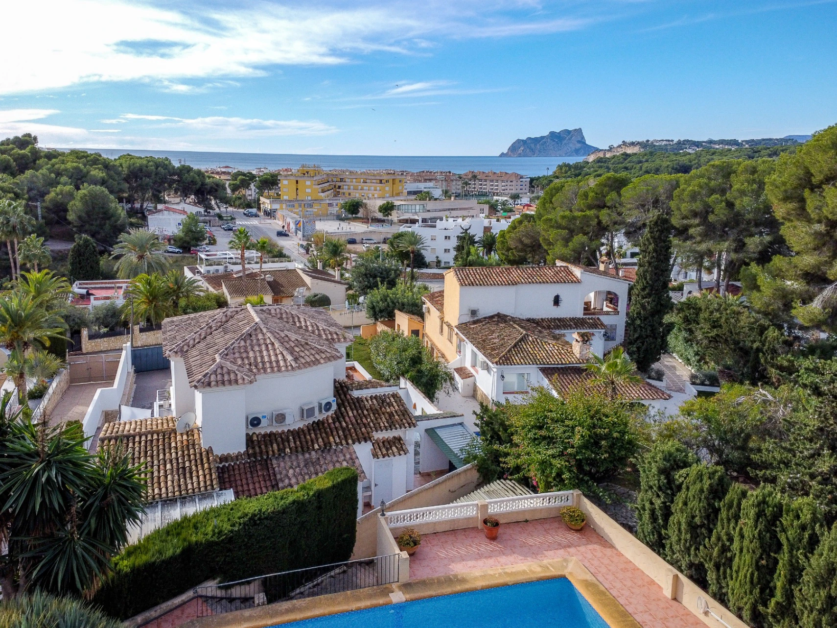 Villa con Vista al Mar en Venta en Moraira a Poca Distancia del Centro