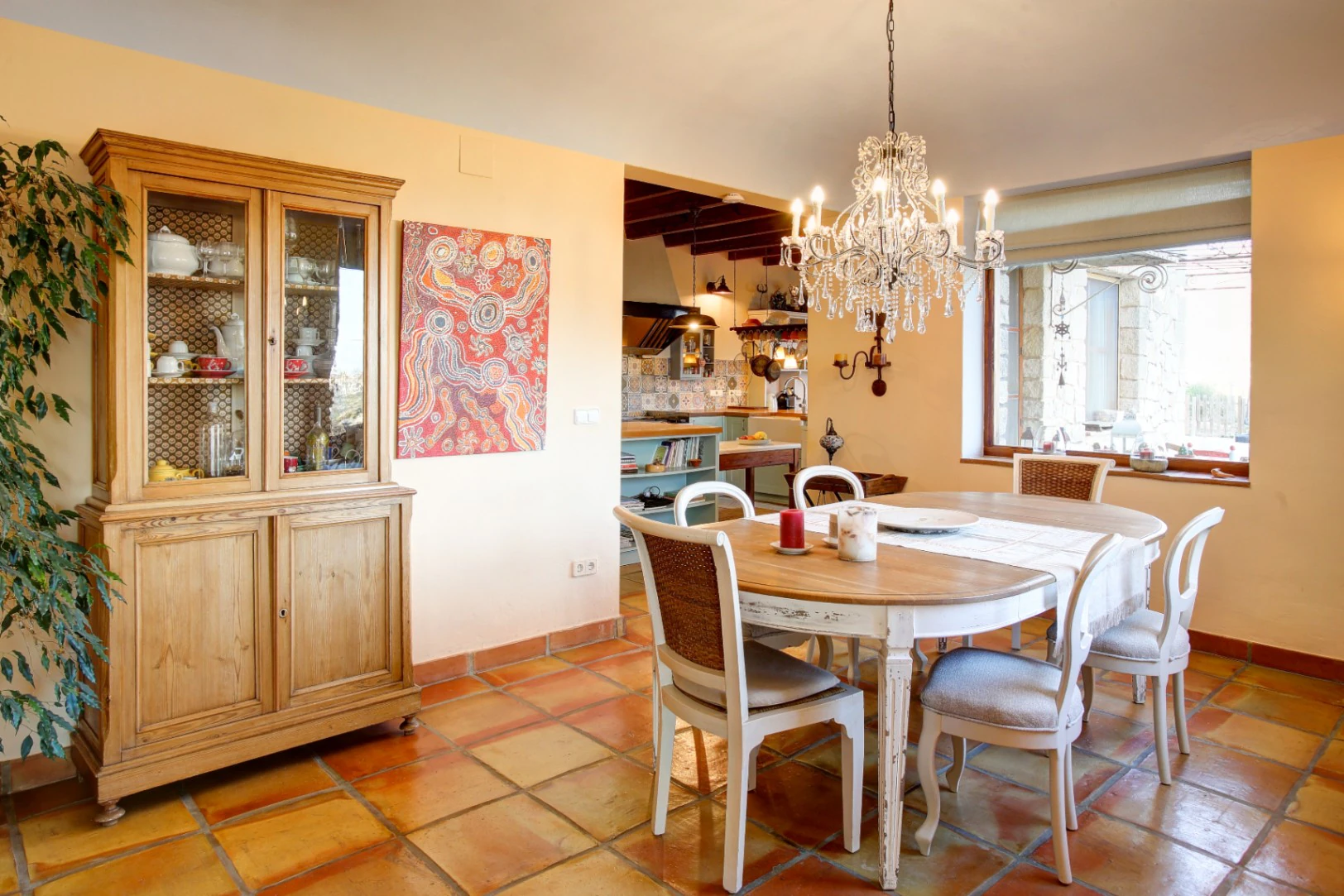 Finca de estilo rústico con imponentes vistas al mar a la venta en Moraira