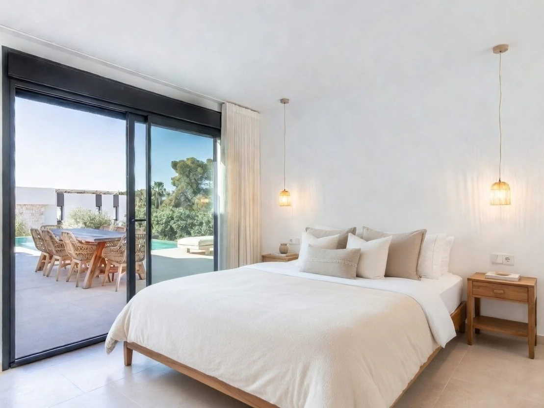 Exclusiva Villa de Lujo Estilo Ibiza a Solo 1 km del Mar en Moraira
