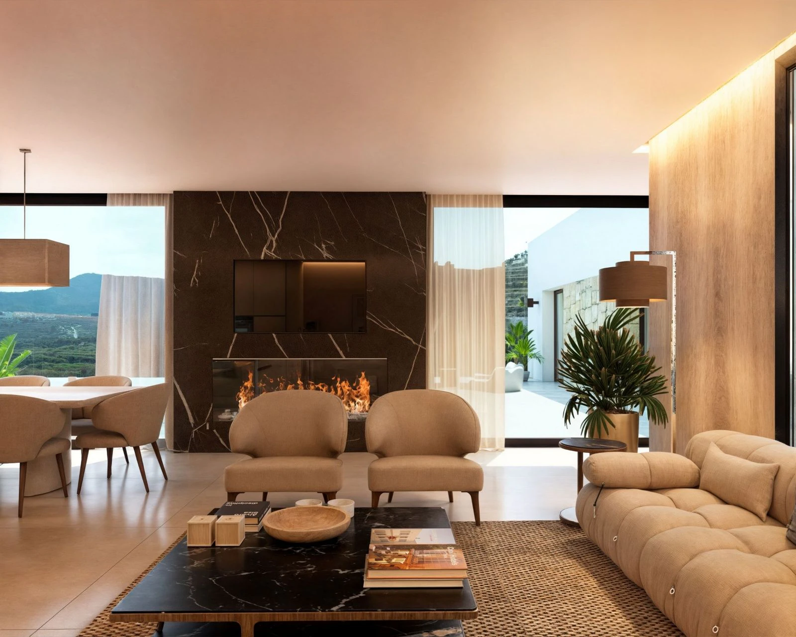 Obra nueva en Benitachell, de estilo moderno y minimalista