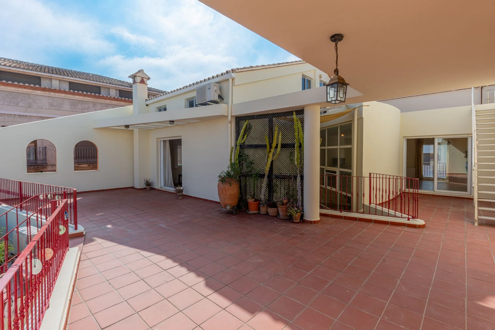 Spectacular village house with a large patio, barbecue, and garage.