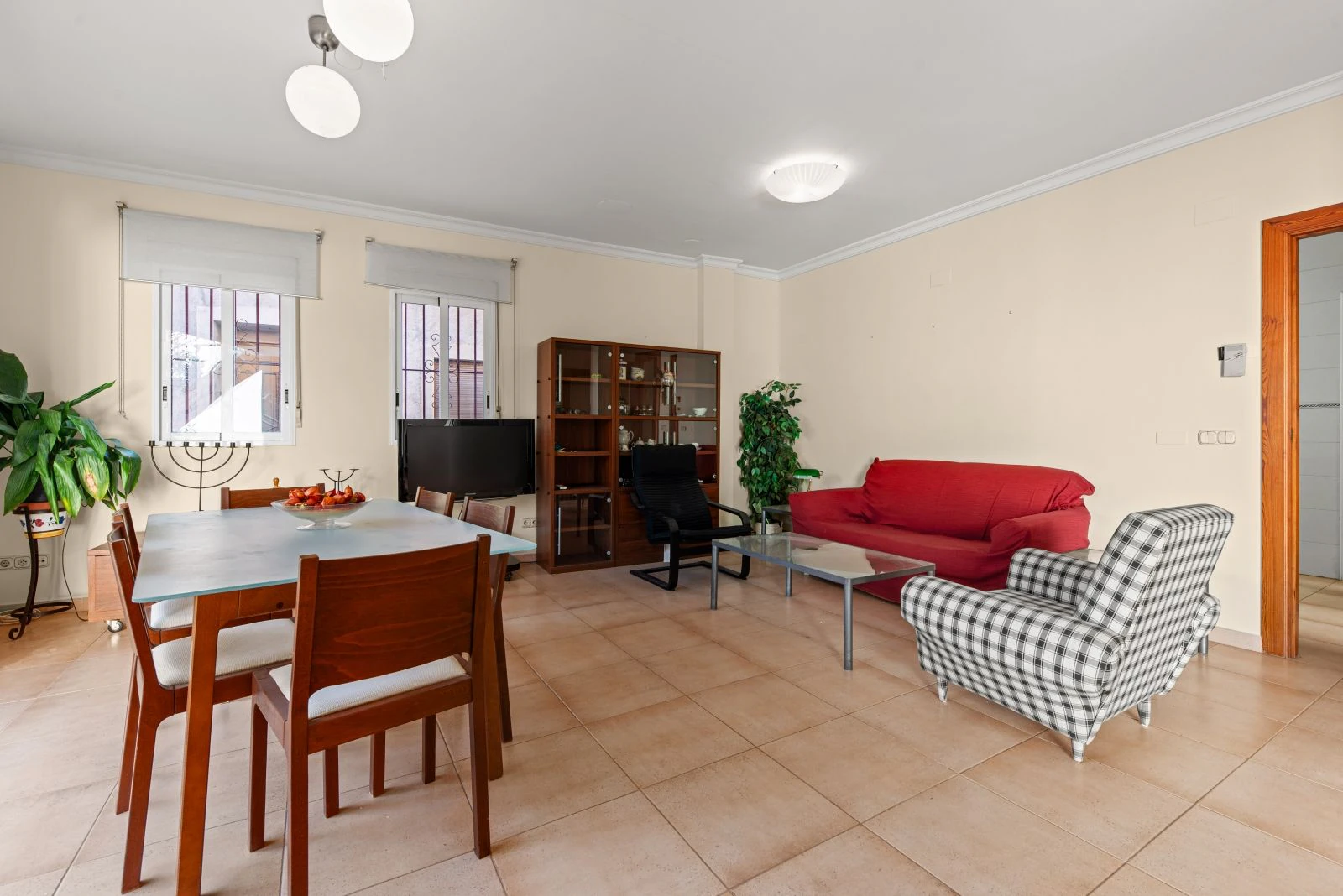 Spectacular village house with a large patio, barbecue, and garage.