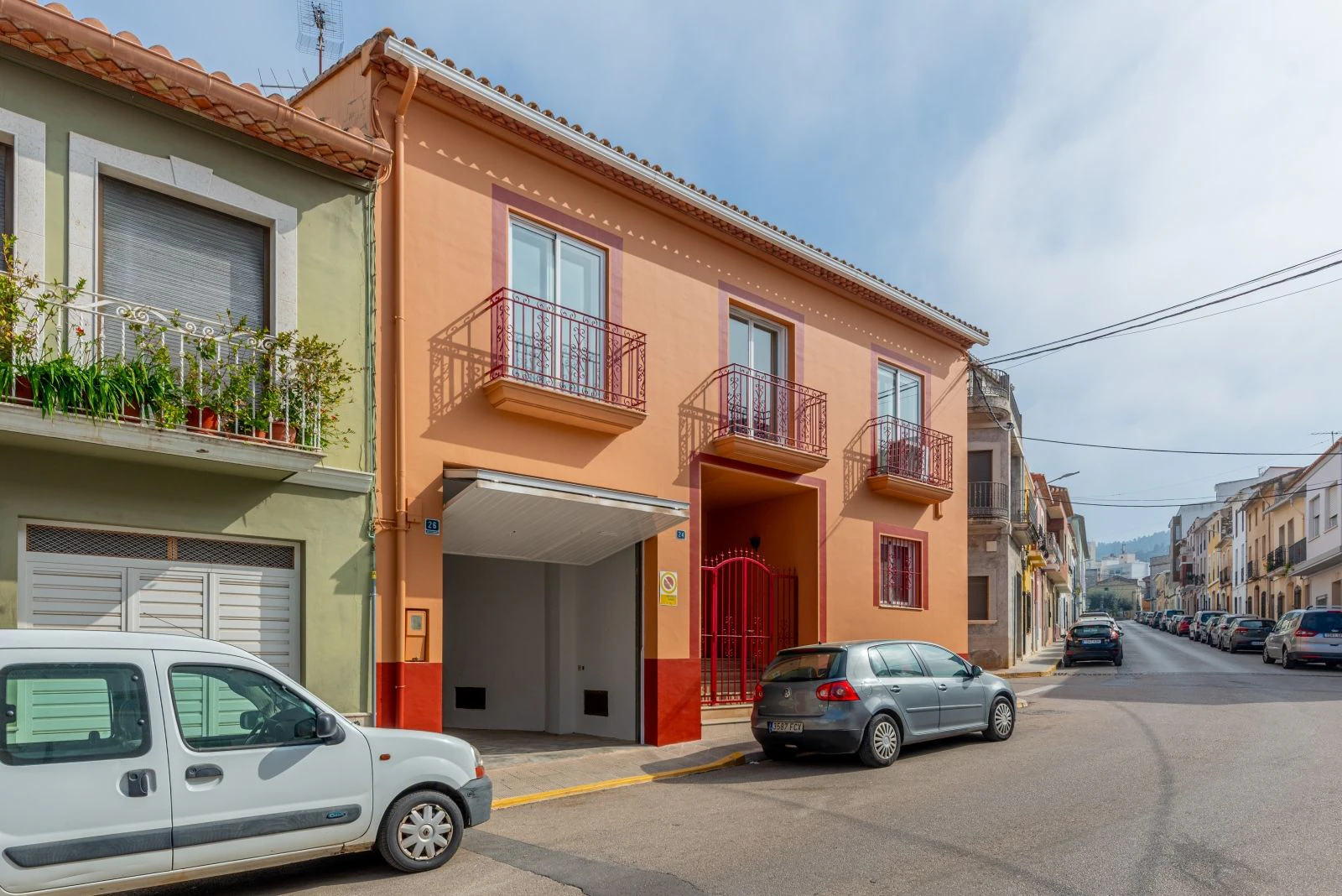Spectacular village house with a large patio, barbecue, and garage.