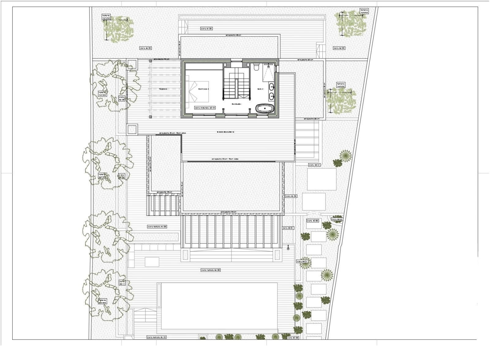 Villa estilo Ibiza con apartamento independiente para huéspedes