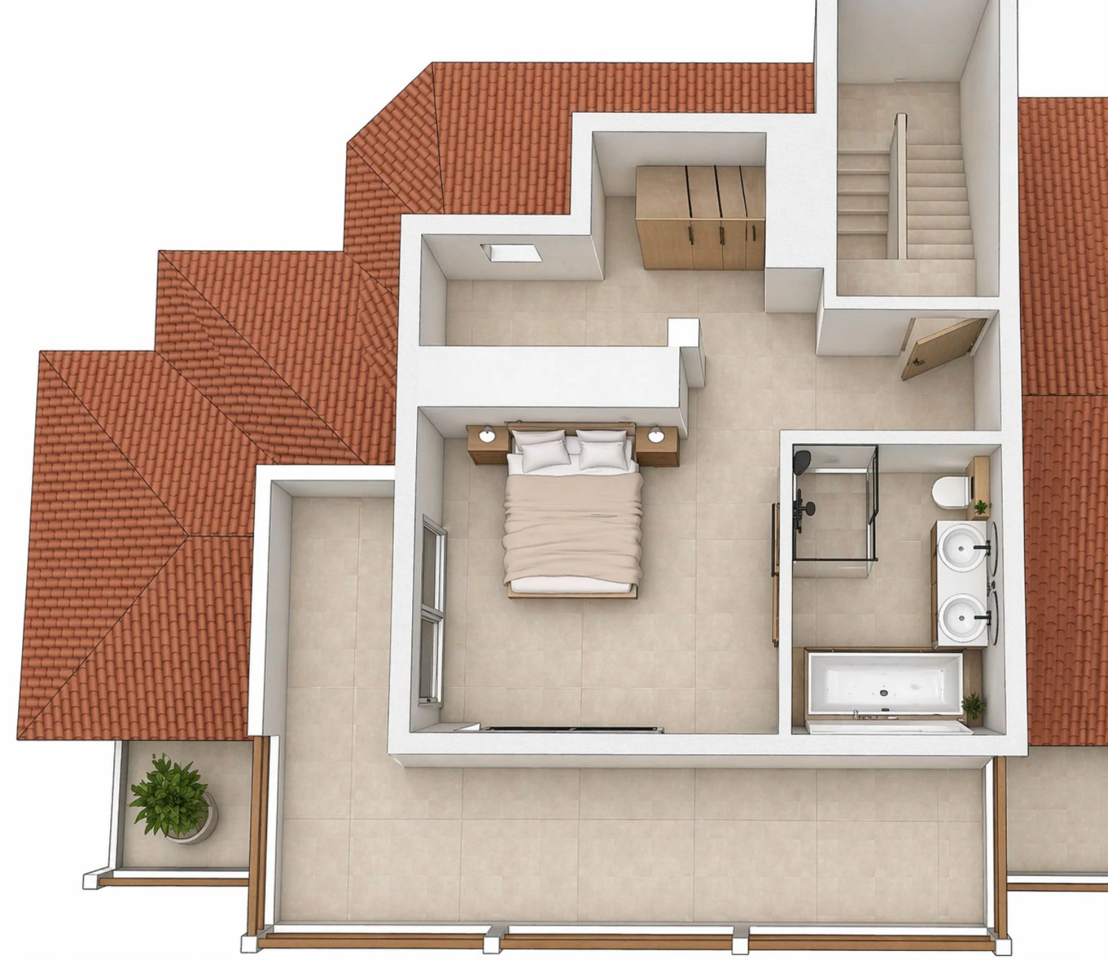 Exclusive modern mediterranean Ibiza-style villa just 100 metres from the beach