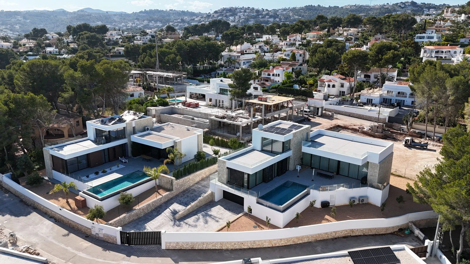 Nuevo proyecto de lujo en Moraira, de estilo moderno y minimalista