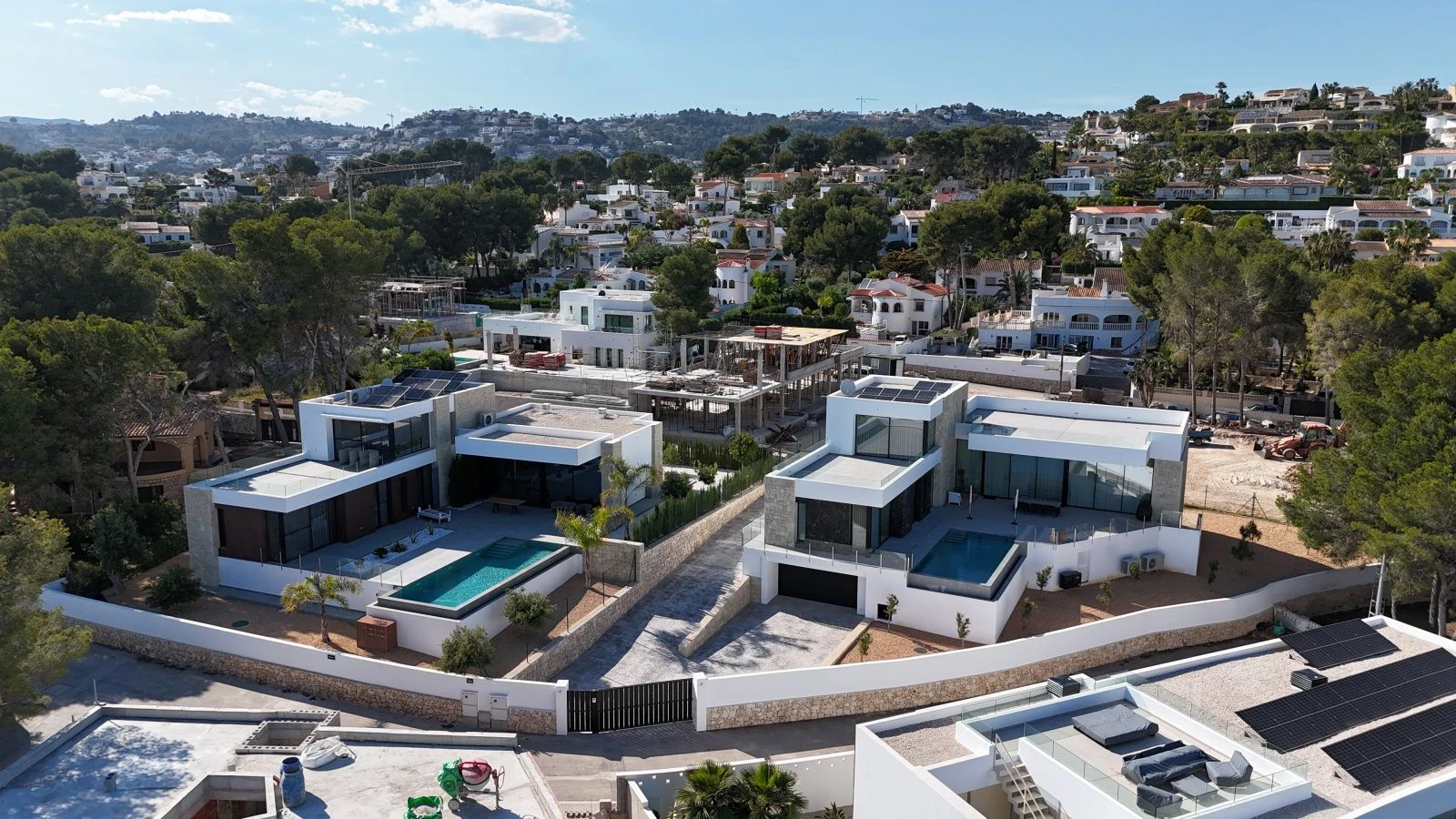 Nuevo proyecto de lujo en Moraira, de estilo moderno y minimalista