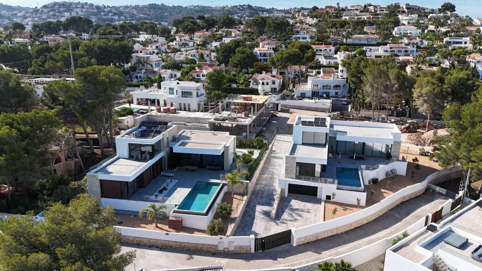 Nuevo proyecto de lujo en Moraira, de estilo moderno y minimalista