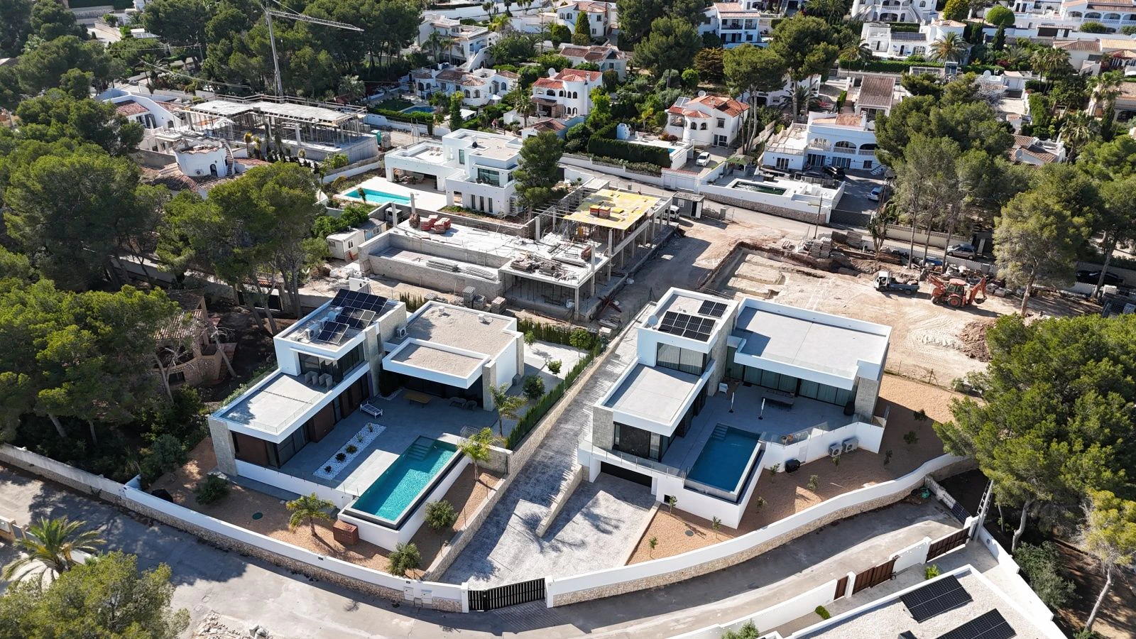 Nuevo proyecto de lujo en Moraira, de estilo moderno y minimalista