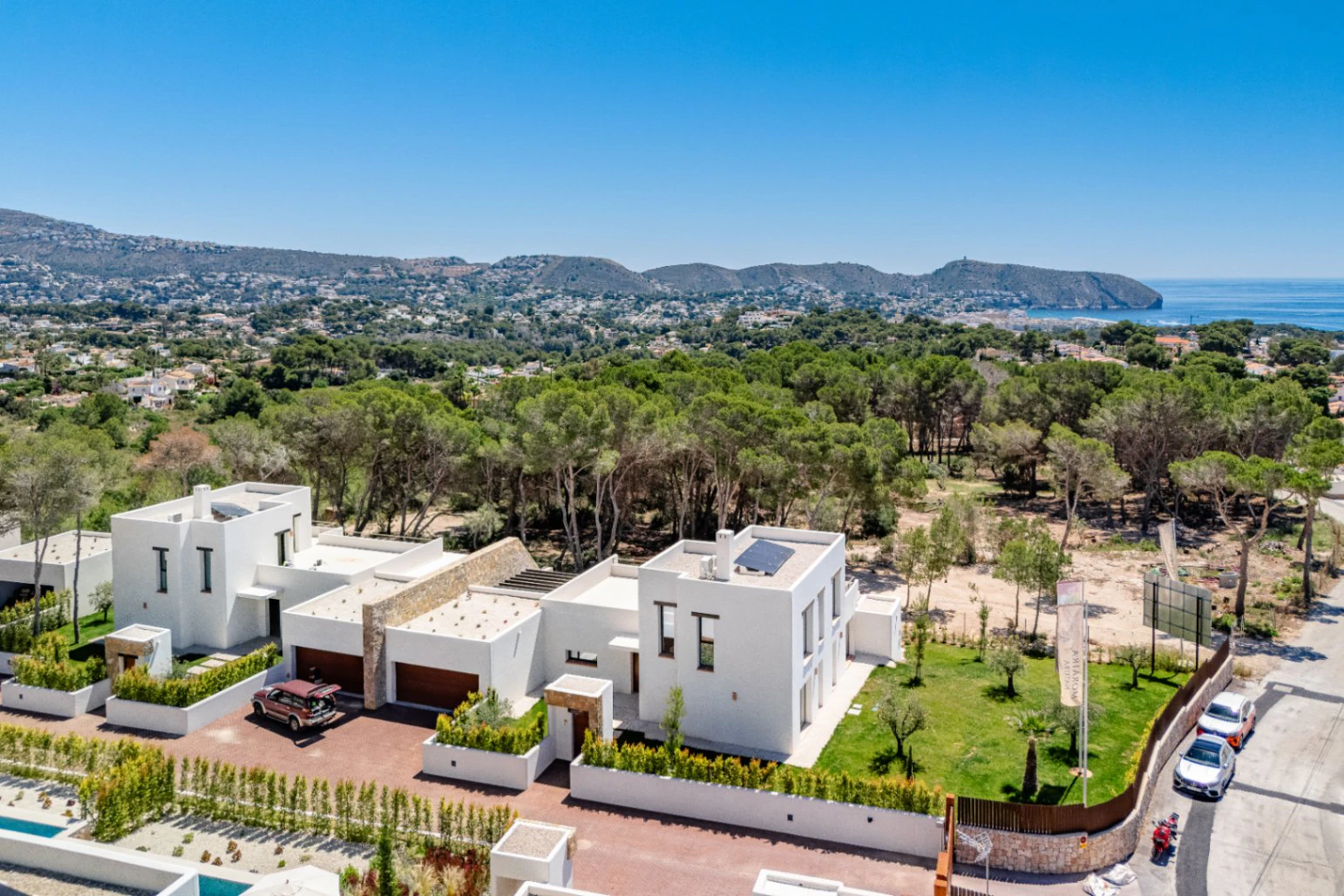 Luxury semi-detached villa for sale in Moraira
