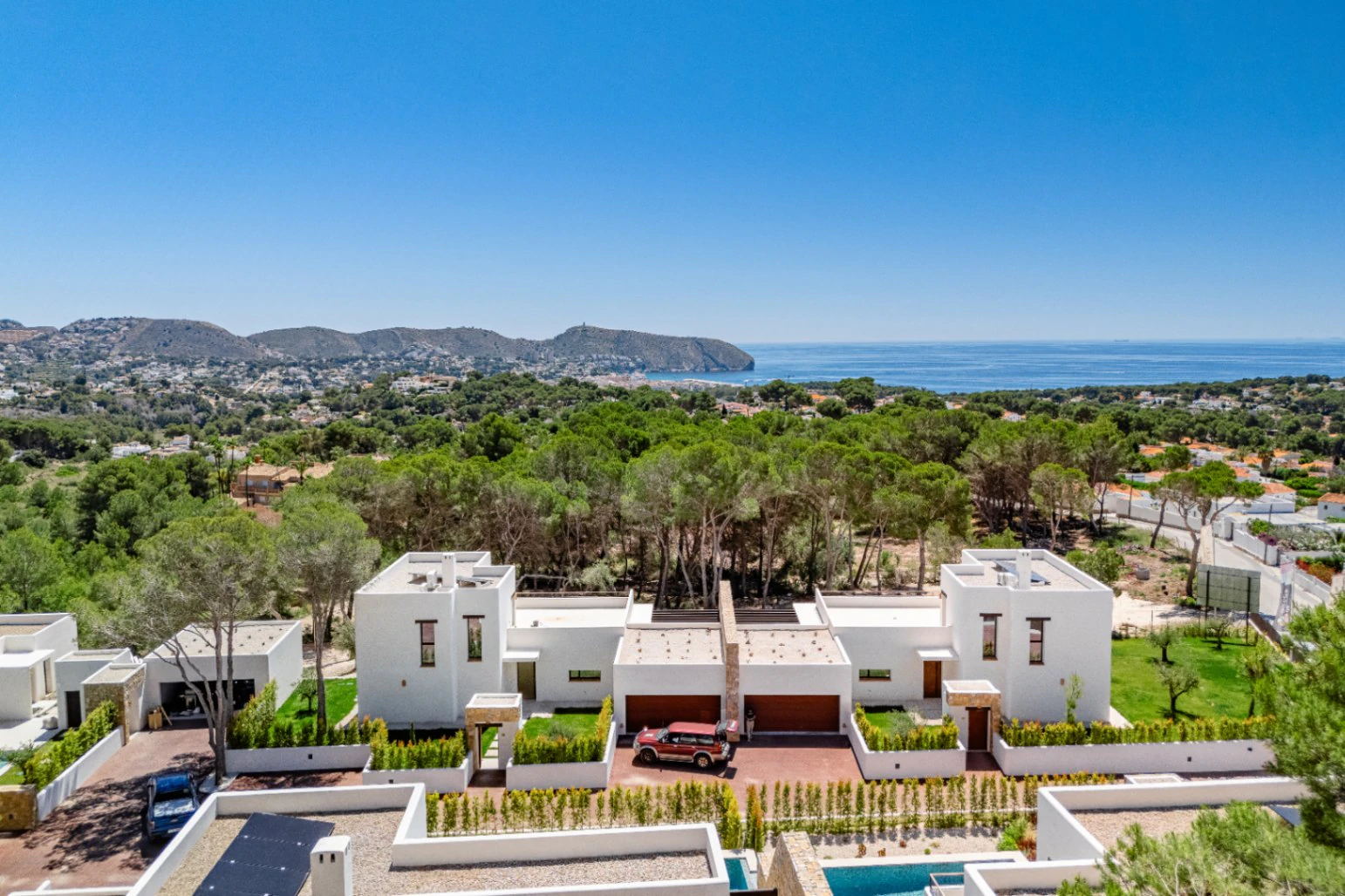 Luxury semi-detached villa for sale in Moraira