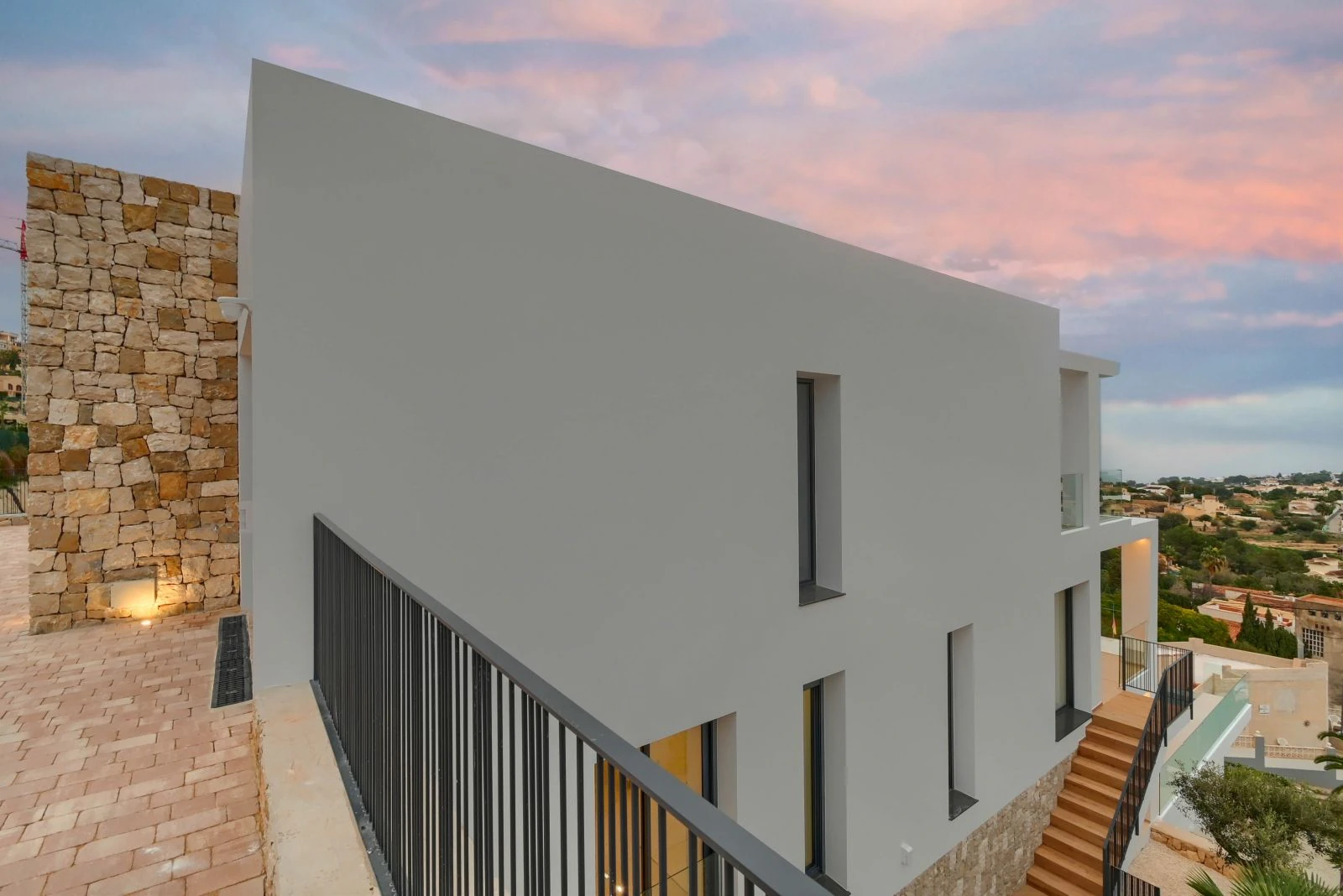 Villa de obra nueva en Benissa con impresionantes vistas al mar