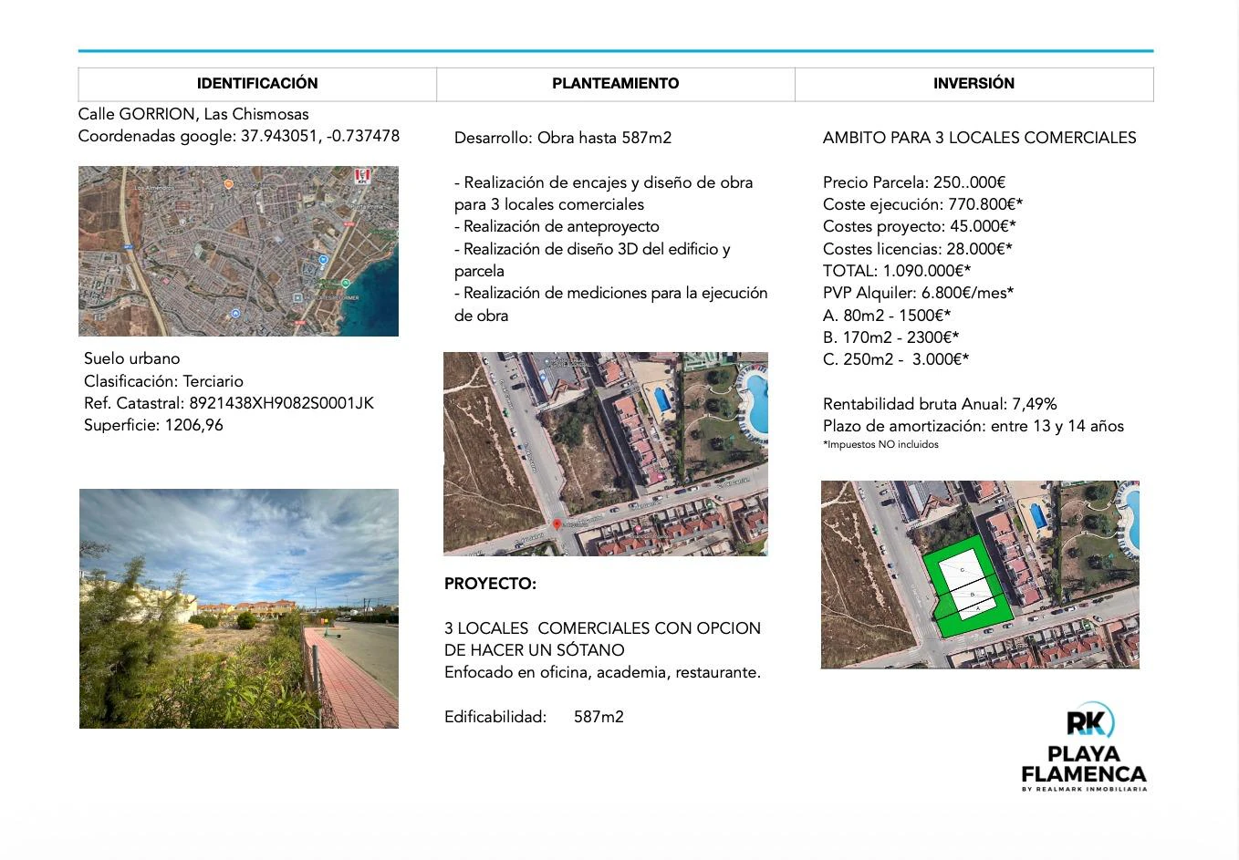 Plot en venta en Orihuela Costa