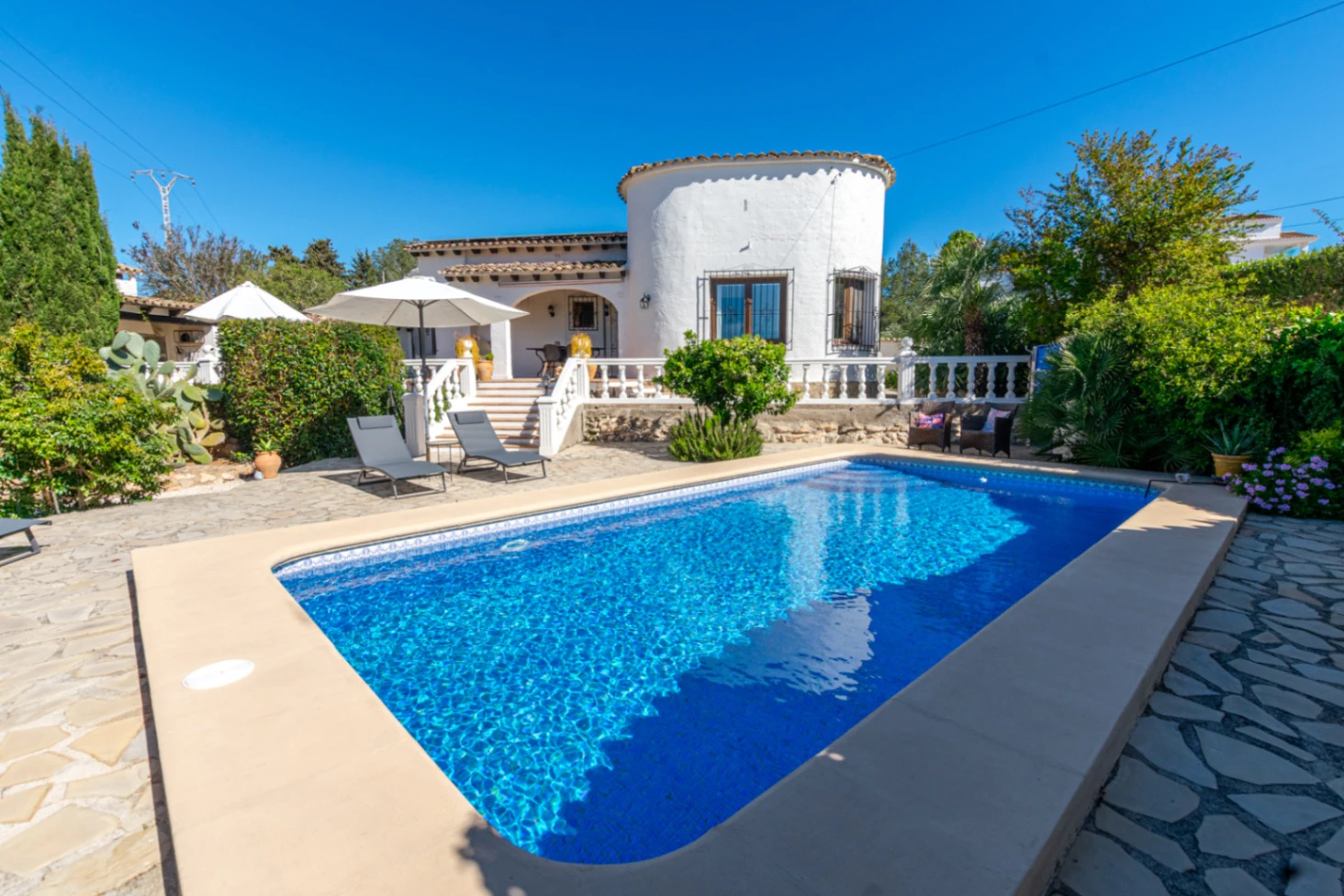 Bezaubernde mediterrane Villa in Sol Park, Moraira