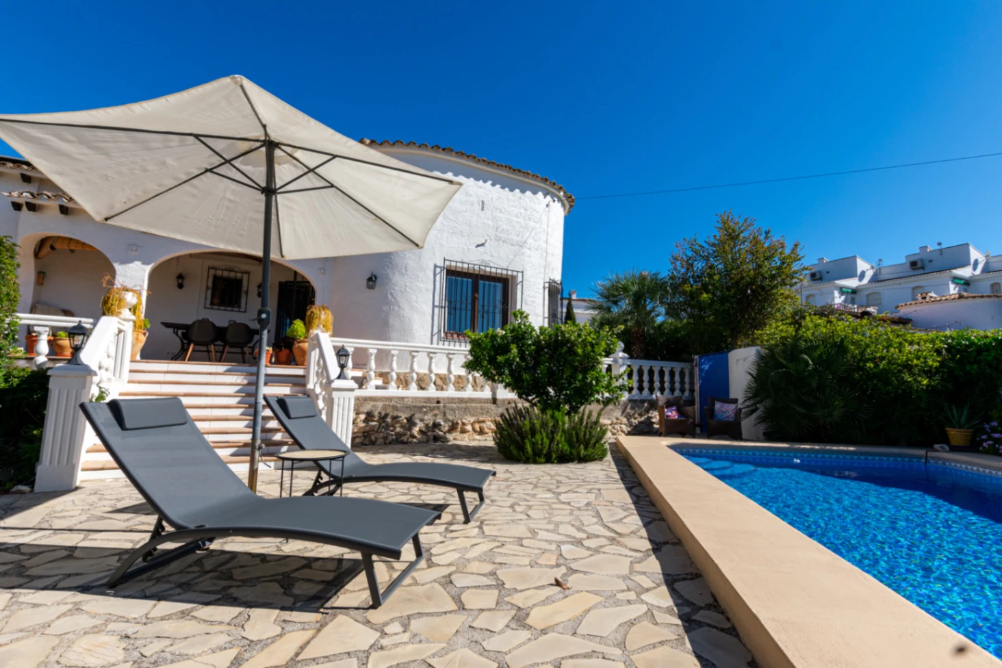 Bezaubernde mediterrane Villa in Sol Park, Moraira