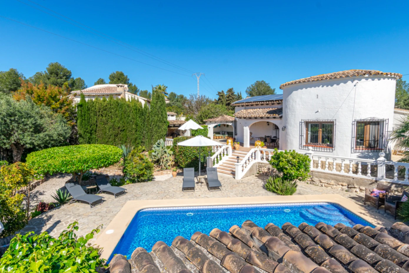 Bezaubernde mediterrane Villa in Sol Park, Moraira