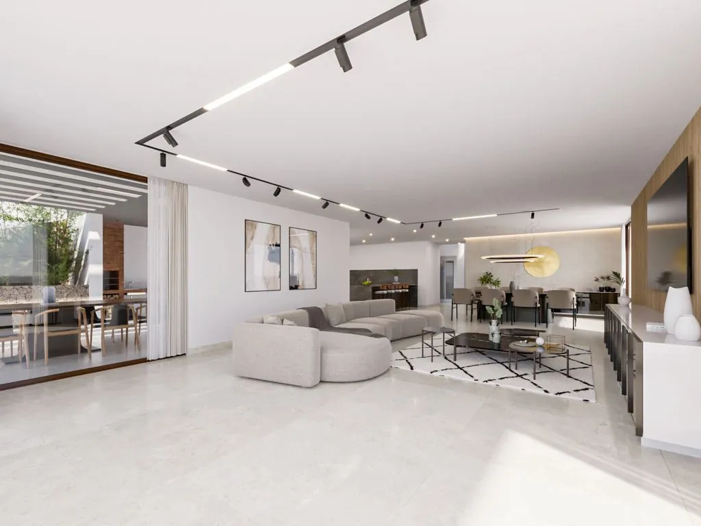 Parcela en Dénia, Las Rotas, con licencia de obra y proyecto para villa moderna