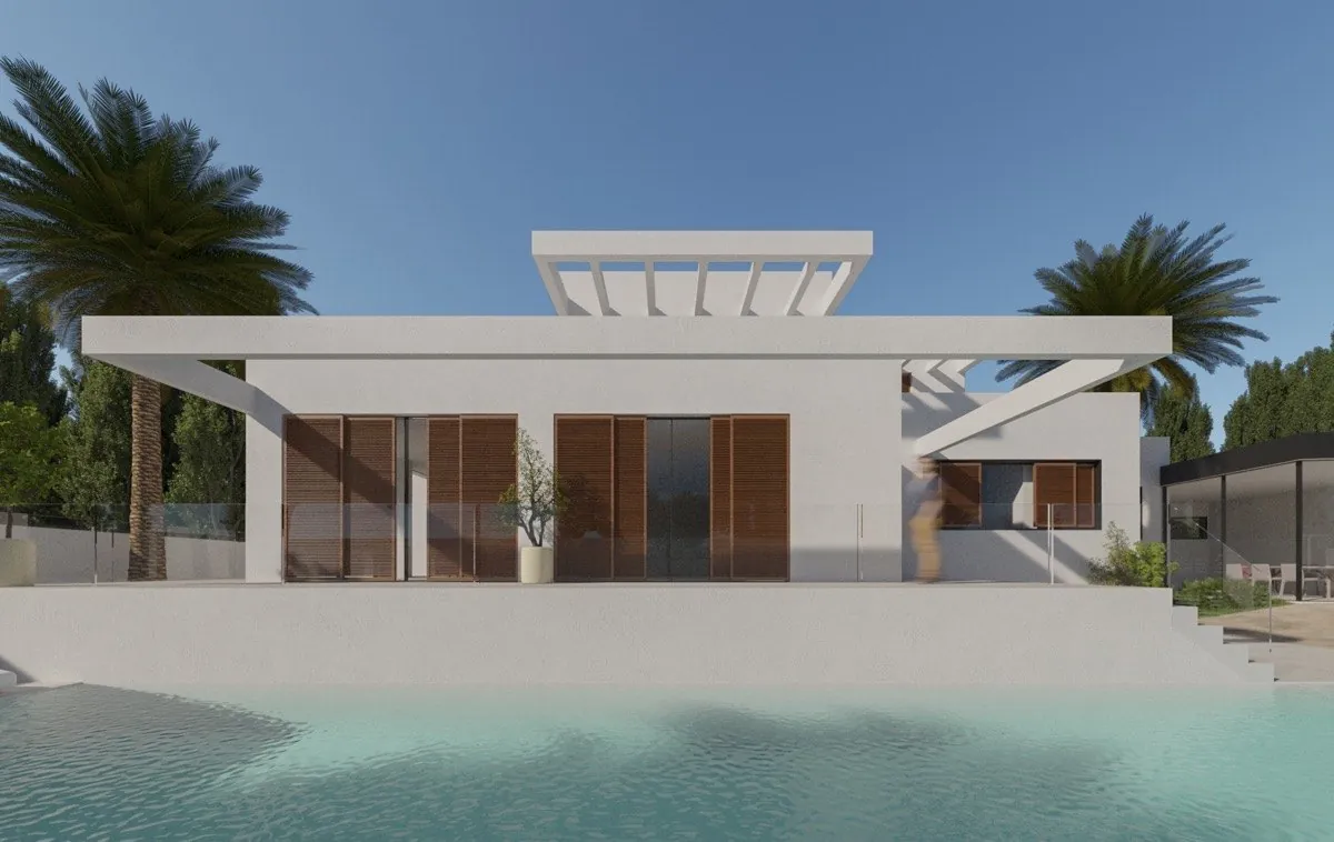 Chalet para reformar en estilo Ibicenco en venta en La Sabatera Moraira, Costa Blanca