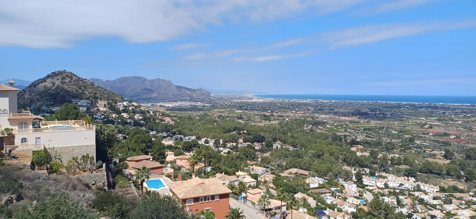 Parcela con vistas al mar y al Club de Golf La Sella
