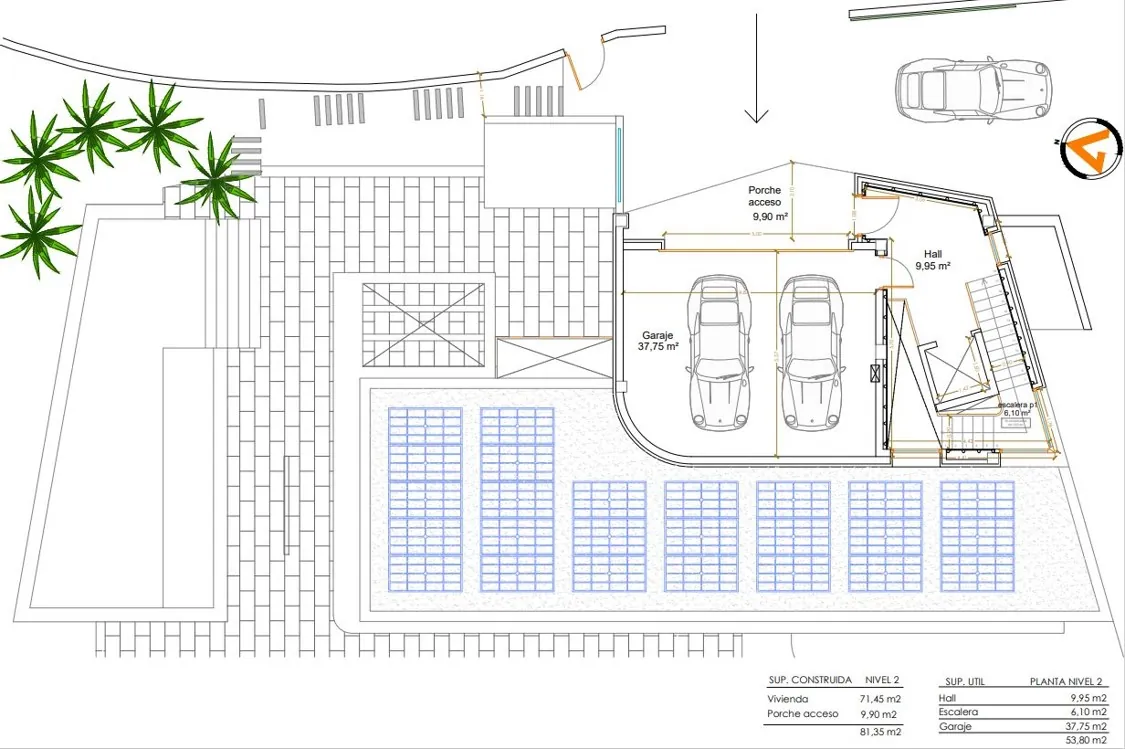 Parcela en Dénia, Las Rotas, con licencia de obra y proyecto para villa moderna