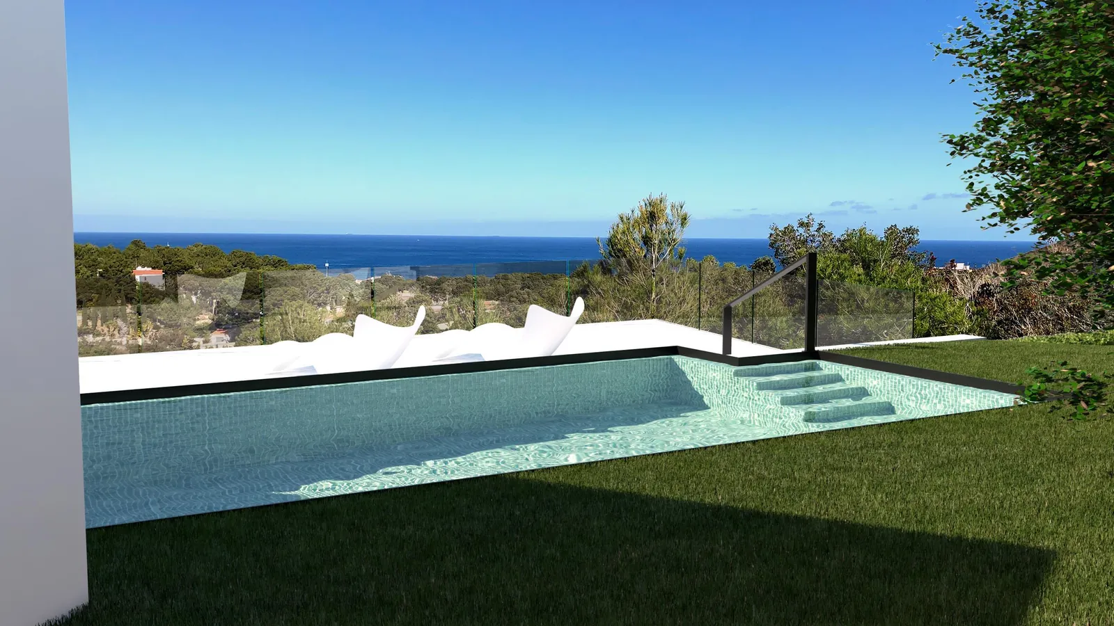 Nouveau projet de construction avec vue sur la mer et la montagne à Dénia