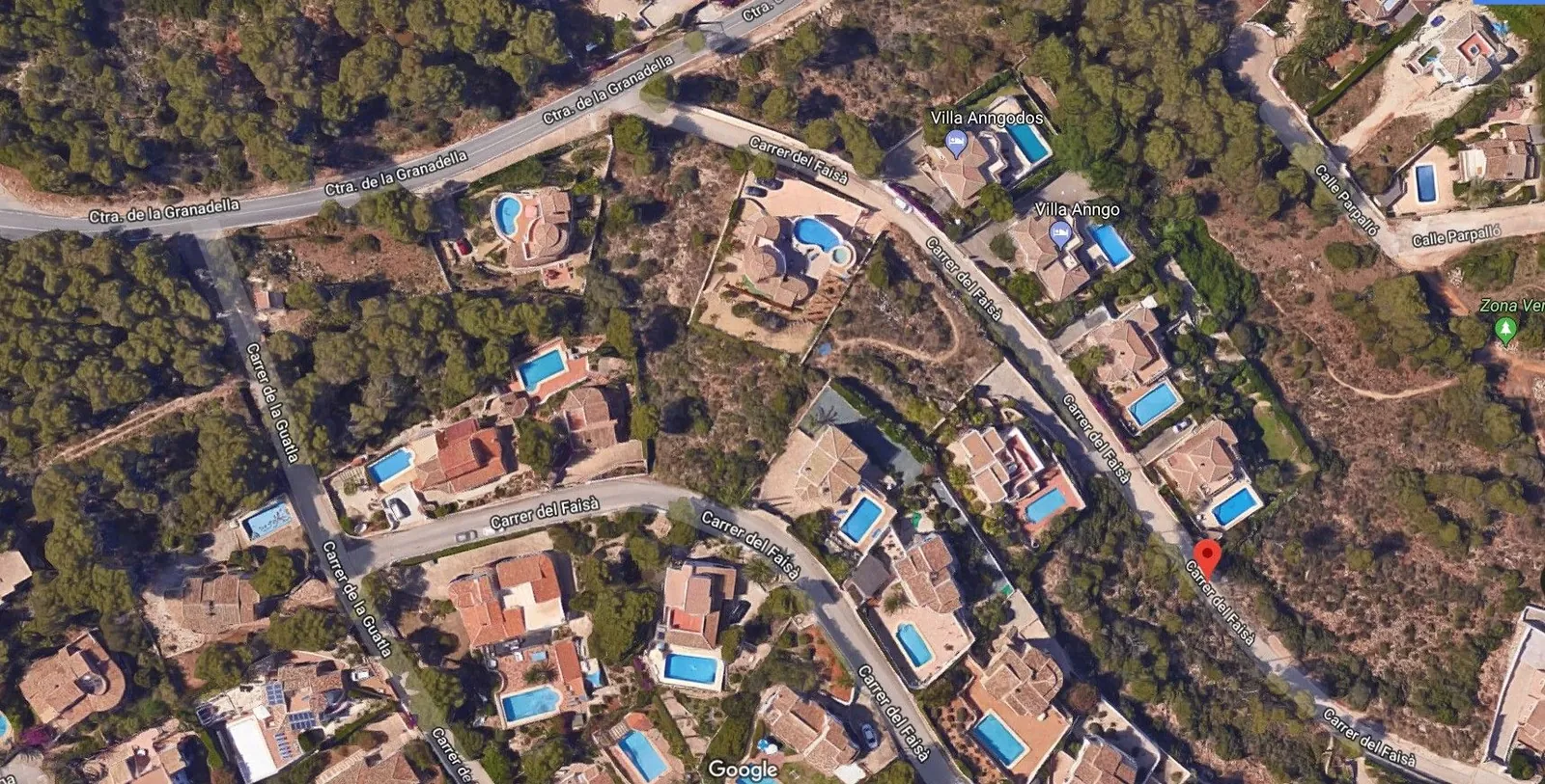 Parcela en Venta en Costa Nova La Marina Jávea