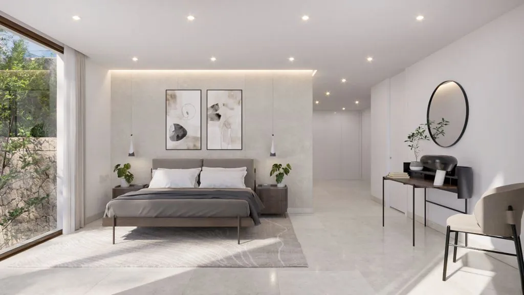 Parcela en Dénia, Las Rotas, con licencia de obra y proyecto para villa moderna