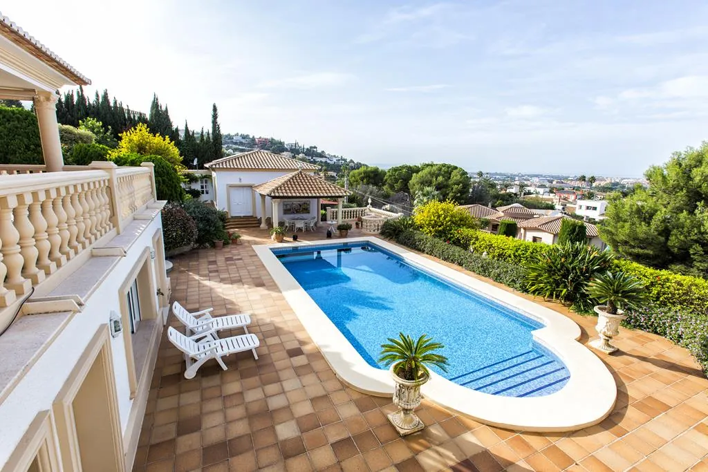 Villa con vistas al mar y al castillo, Dénia