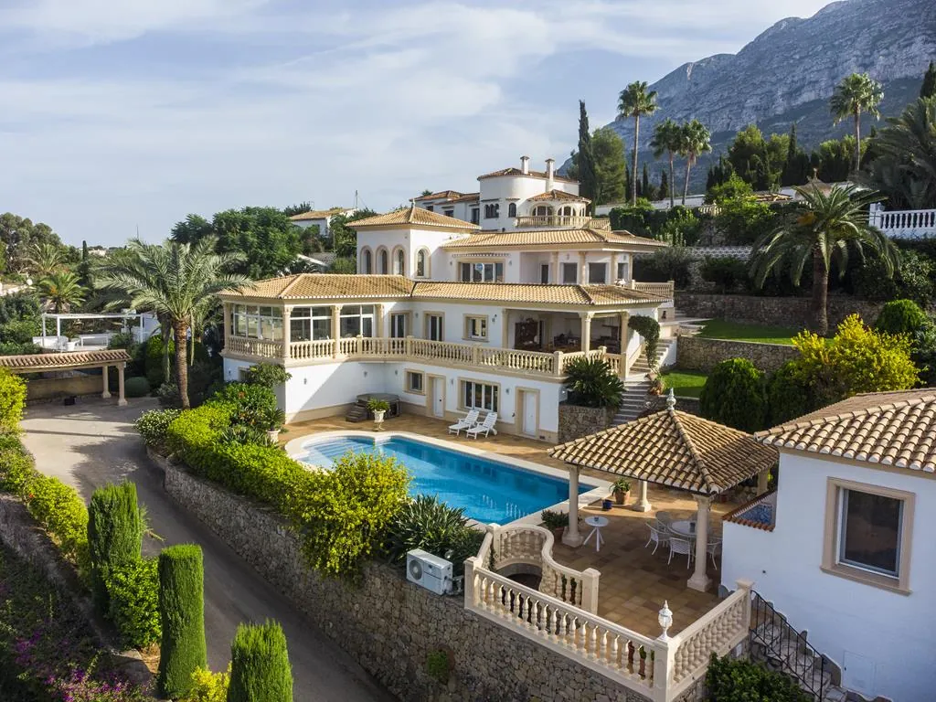 Villa con vistas al mar y al castillo, Dénia