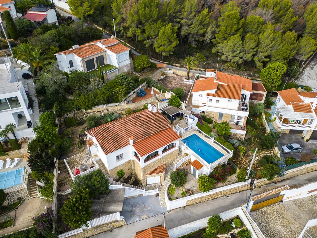 Villa con vistas al mar y en una sola planta en zona Florida, Dénia