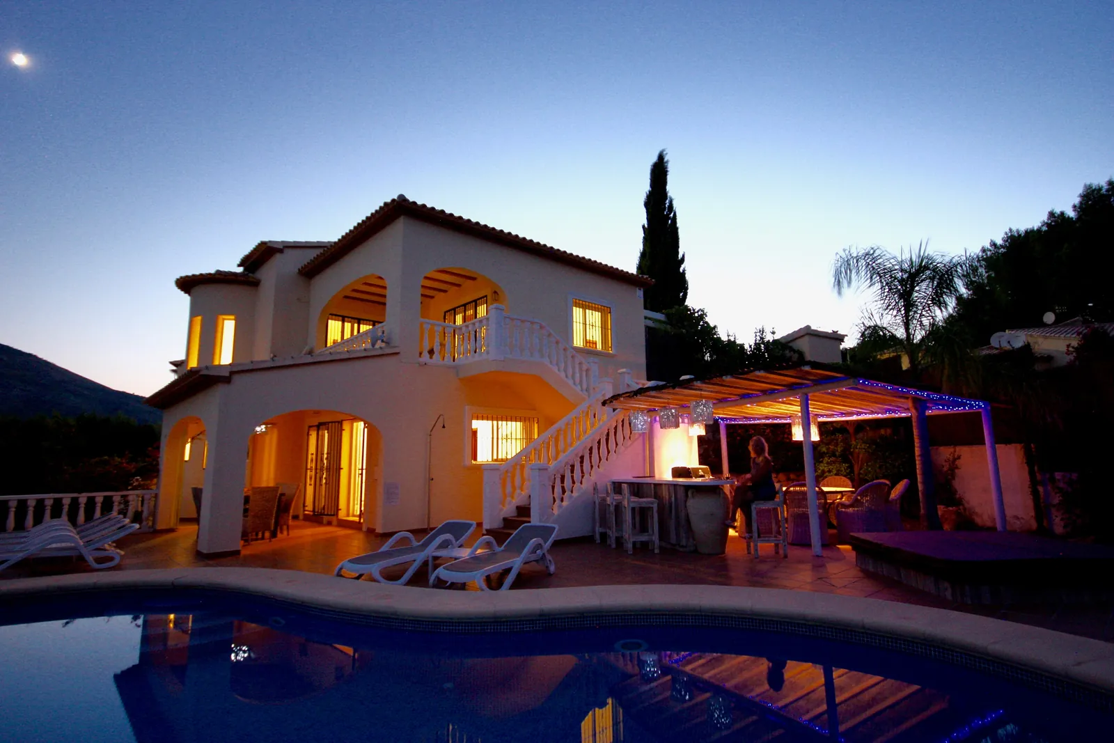 Villa en perfecto estado y con preciosas vistas al valle de Jalón, en Parcent