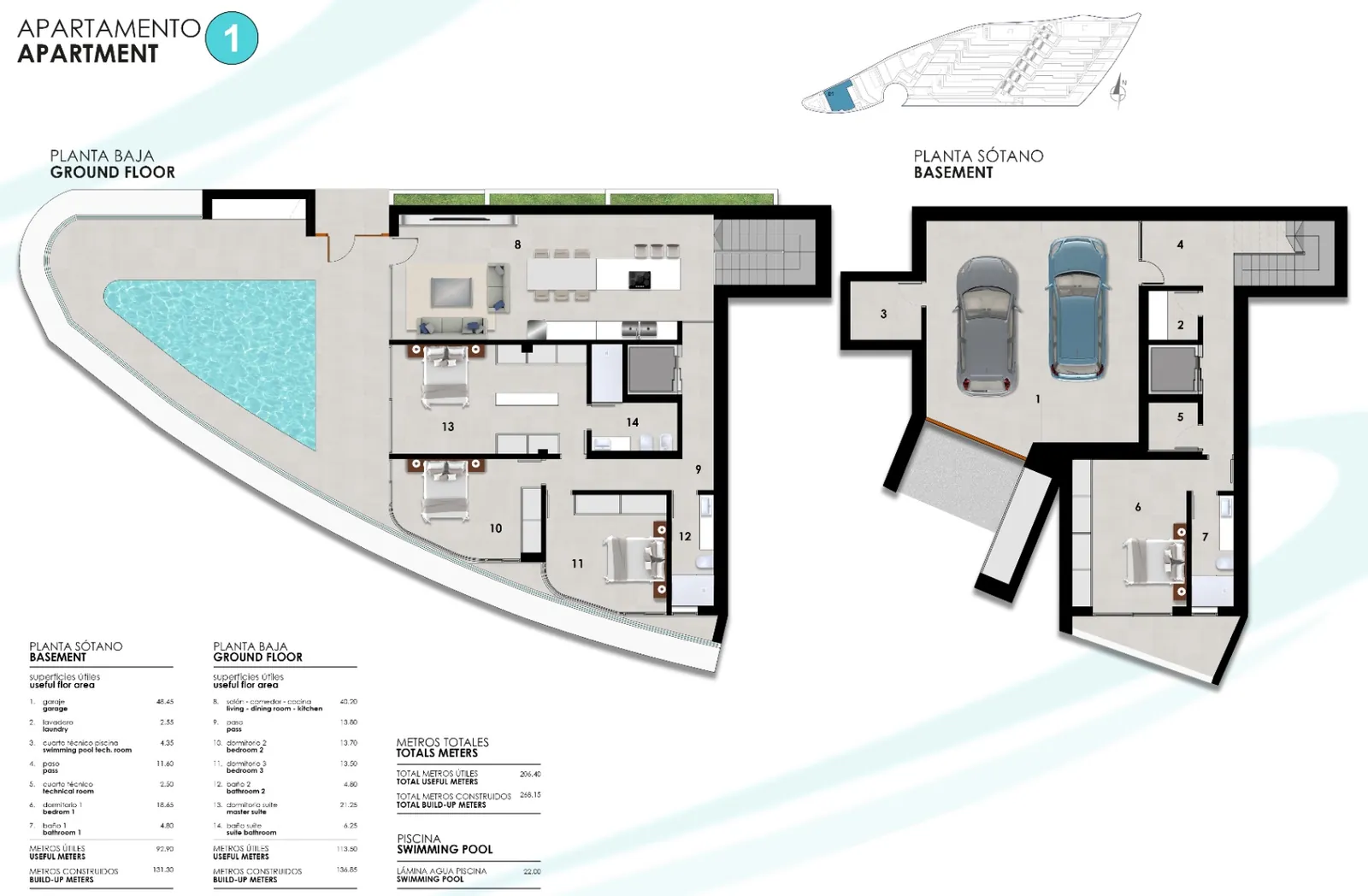 Villas Adosadas Exclusivas con Piscinas Privadas en Bahía Mascarat, Altea